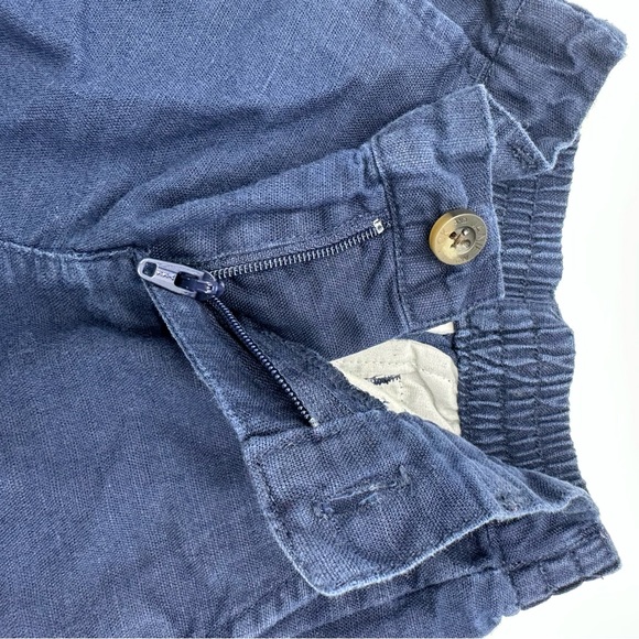 Janie and Jack (6-12mo) Navy Blue Linen Pants - Picture 4 of 9